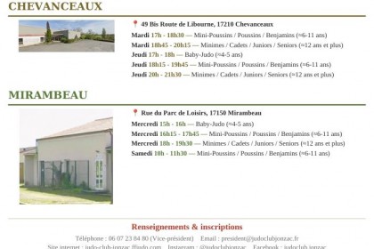 RENTREE 2026-2027 CHEVANCEAUX/MIRAMBEAU